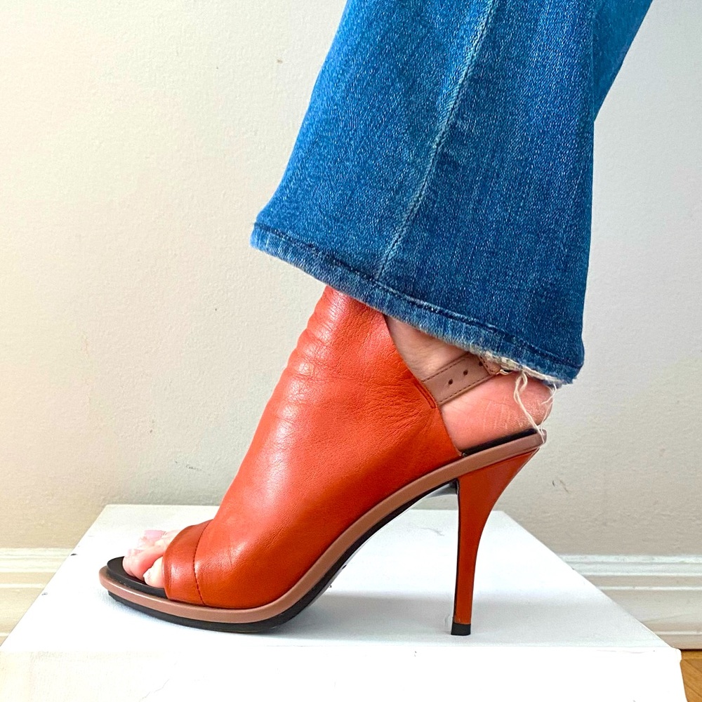 Balenciaga Paris,35.5 W, Terracotta, Excellent Condition, Soft Calf Skin Leather